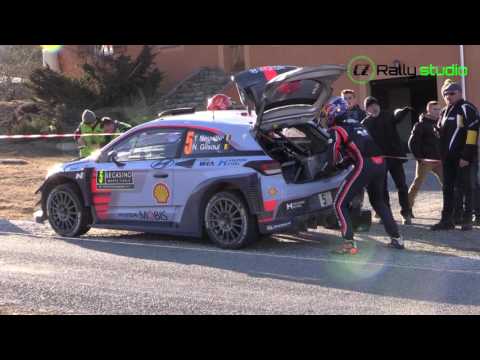 Monte Carlo ralli 2017 - 4. päev, katse 13, Neuville äpardus